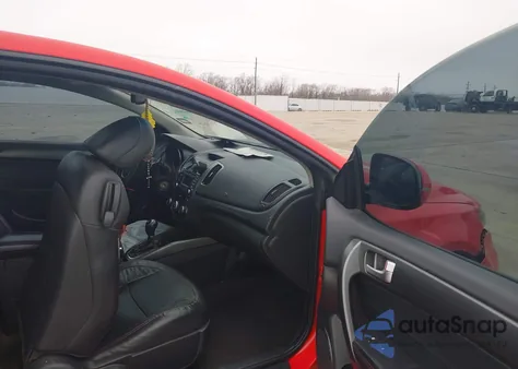 2011 Kia Forte Koup Sx from USA, damaged, VIN KNAFW6A34B5424370